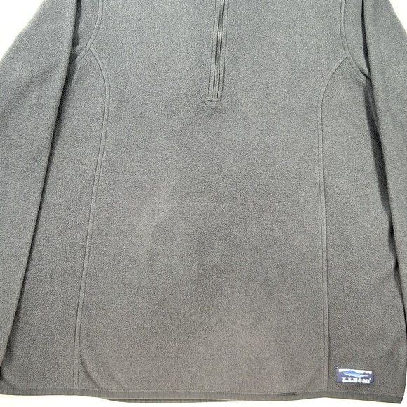 L.L. Bean Quarter Zip Fleece Pullover Size Large Women's - Picture 4 of 8